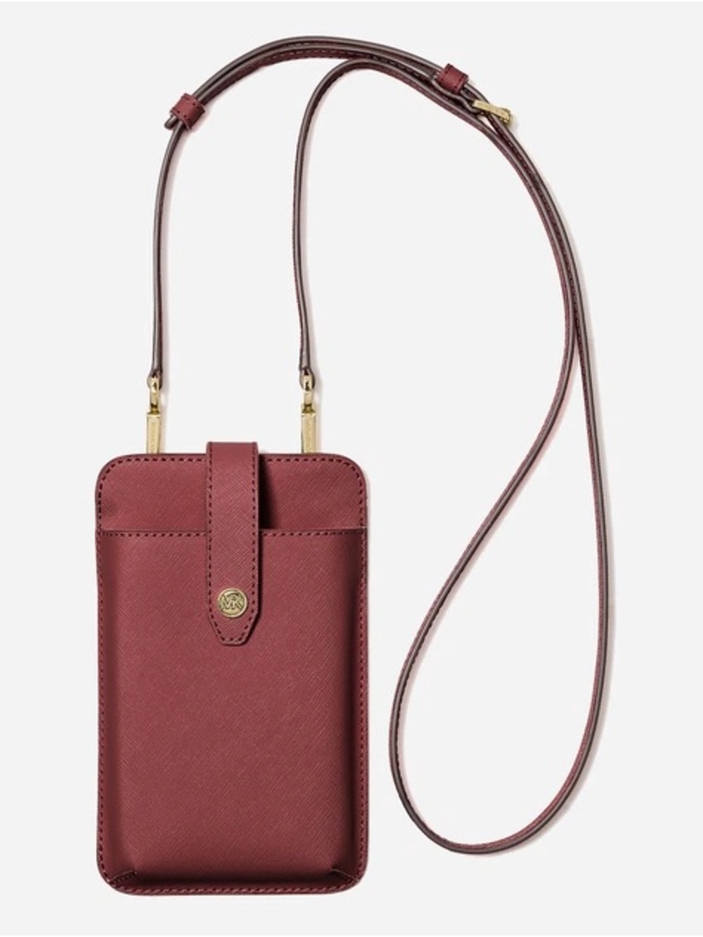 Michael Kors Saffiano Leather SmartPhone Crossbody Bag